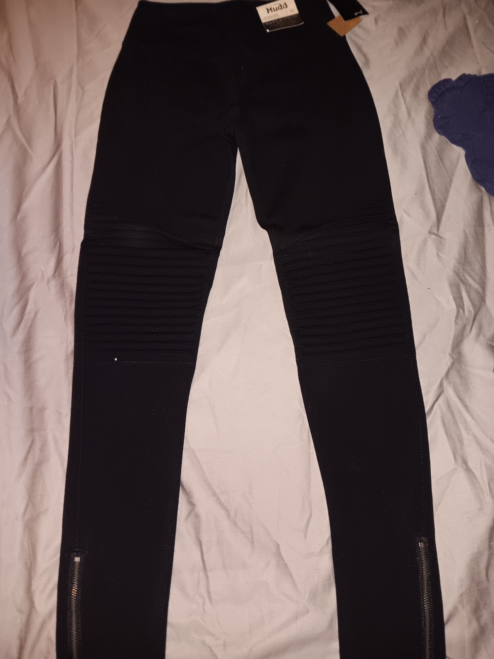 Mudd Moto Ribbed Knee Ponte 4 Flx Jeggings